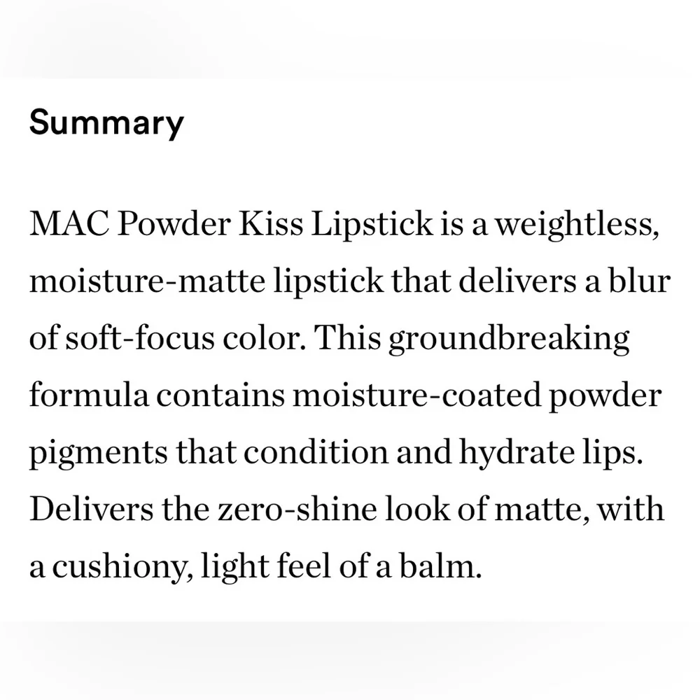 MAC LUXURY LIPSTICK